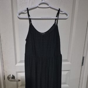 Lane Bryant Black Sleeveless Maxi Sundress